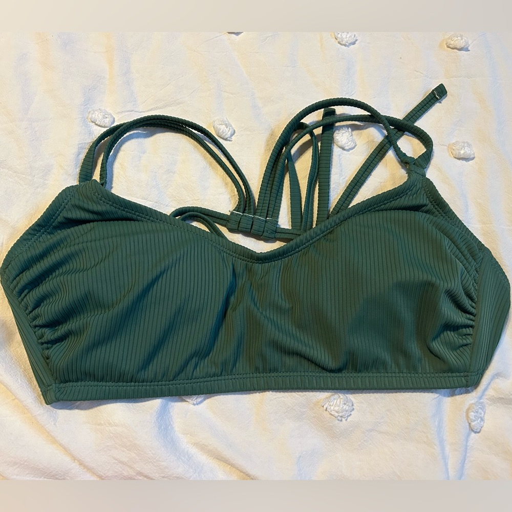 Green Target (xhilaration brand) Bikini Top